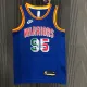 NBA Men Season 2022 Golden State Warriors Mexico Version Retro Blue #95 TOSCANO Jersey High Quality Name and Number Print