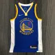 NBA Men 75th Anniversary Season 2022 Golden State Warriors Mexico Version Blue #30 CURRY Jersey High Quality Name and Number Print