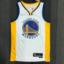 NBA Men 75th Anniversary Season 2022 Golden State Warriors Mexico Version White #30 CURRY Jersey High Quality Name and Number Print