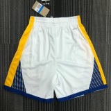 NBA Men 75th Anniversary Season 2022 Golden State Warriors Mexico Version White Pant High Quality Name and Number Print