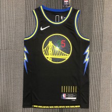 NBA Men 75th Anniversary Season 2022 Golden State Warriors Mexico Version Black #95 TOSCANO Jersey High Quality Name and Number Print