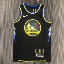 NBA Men 75th Anniversary Season 2022 Golden State Warriors Mexico Version Black #95 TOSCANO Jersey High Quality Name and Number Print