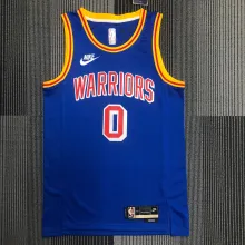NBA Men Golden State Warriors Retro Blue #0 PAYTON II Jersey High Quality Name and Number Print