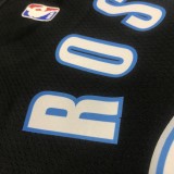 NBA Men Minnesota Timberwolves Retro Black #25 ROSE Jersey High Quality Name and Number Print