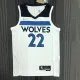 NBA Men 75th Anniversary Minnesota Timberwolves White #22 WIGGINS Jersey High Quality Name and Number Print