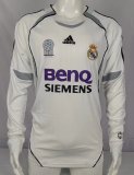 2006 Real Madrid Home Retro Jersey Long Sleeve