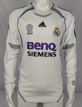 2006 Real Madrid Home Retro Jersey Long Sleeve