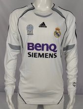 2006 Real Madrid Home Retro Jersey Long Sleeve