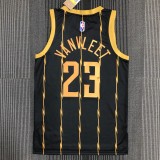 NBA Men 75th Anniversary Toronto Raptors Black #23 VANVLEET Jersey High Quality Name and Number Print