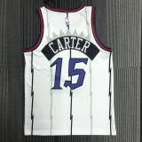 NBA Men Toronto Raptors Retro White #15 CARTER Jersey High Quality Name and Number Print