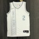 NBA Men 75th Anniversary Oklahoma City Thunder City Version White #2 GILGEOUS-ALEXANDER Jersey High Quality Name and Number Print