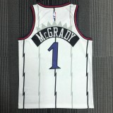 NBA Men Toronto Raptors Retro White #1 McGRADY Jersey High Quality Name and Number Print