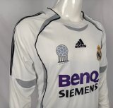 2006 Real Madrid Home Retro Jersey Long Sleeve