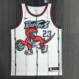 NBA Men Toronto Raptors Retro White #23 VANVLEET Jersey High Quality Name and Number Print
