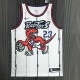 NBA Men Toronto Raptors Retro White #23 VANVLEET Jersey High Quality Name and Number Print