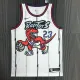 NBA Men Toronto Raptors Retro White #23 VANVLEET Jersey High Quality Name and Number Print