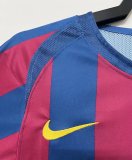 05-06 Barcelona Home Retro Jersey Long Sleeve Champions Version