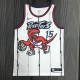 NBA Men Toronto Raptors Retro White #15 CARTER Jersey High Quality Name and Number Print