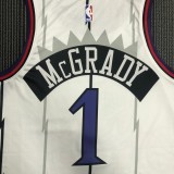 NBA Men Toronto Raptors Retro White #1 McGRADY Jersey High Quality Name and Number Print