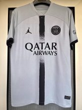 22/23 PSG Away Jordan Jersey Grey Color Fans Version 1:1 Quality