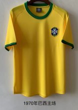 1970 Brazil Home Retro Jersey
