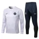 22/23 PSG White Sweater Tracksuit with Ink-jet Printing Thai Quality