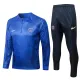 22/23 PSG Blue Sweater Tracksuit with Ink-jet Printing Thai Quality
