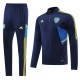 22-23 Boca Dark Blue with Zipper Sweater Tracksuit Thai Quality