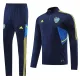 22-23 Boca Dark Blue with Zipper Sweater Tracksuit Thai Quality
