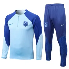 22-23 At Madrid Light Blue Sweater Tracksuit Thai Quality