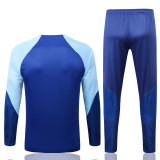 22-23 At Madrid Blue Sweater Tracksuit Thai Quality