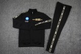 22-23 Napoli Black Jacket Tracksuit Thai Quality