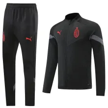 22-23 Ac Milan Dark Grey Jacket Tracksuit Thai Quality