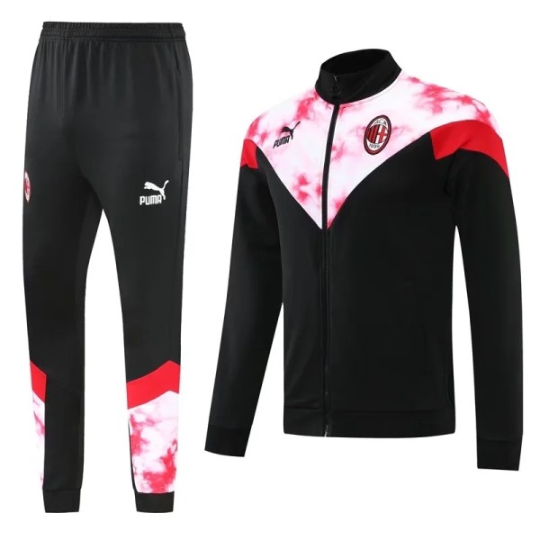 22-23 Ac Milan Black with White Jacket Tracksuit Thai Quality