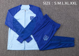 22-23 At Madrid Light Blue Jacket Thai Quality