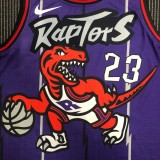 NBA Men Toronto Raptors Retro Purple #23 VANVLEET Jersey High Quality Name and Number Print