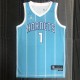 NBA Men 75th Anniversary New Season Charlotte Hornets Blue #1 BALL Jersey High Quality Name and Number Print