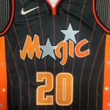 NBA Season 75th Anniversary 2022 Orlando Magic #20 FULTZ Brown Jersey High Quality Name and Number Print