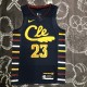 NBA Season 2022 Men Cleveland Cavaliers Black #23 JAMES Jersey High Quality Name and Number Print