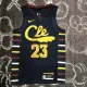 NBA Season 2022 Men Cleveland Cavaliers Black #23 JAMES Jersey High Quality Name and Number Print