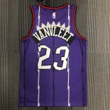 NBA Men Toronto Raptors Retro Purple #23 VANVLEET Jersey High Quality Name and Number Print