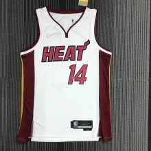 NBA Men 75th Anniversary Miami Heat White #14 HERRO Jersey High Quality Name and Number Print