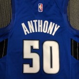 NBA Season 75th Anniversary Orlando Magic #50 ANTHONY Blue Jersey High Quality Name and Number Print