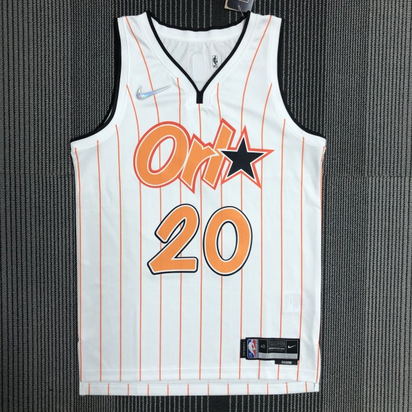 NBA Season 75th Anniversary Orlando Magic #20 FULTZ White Jersey High Quality Name and Number Print
