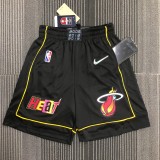 NBA Men 75th Anniversary Season 2022 Miami Heat Black Pant High Quality