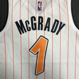 NBA Season 75th Anniversary Orlando Magic #1 McGRADY White Jersey High Quality Name and Number Print