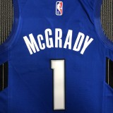 NBA Season 75th Anniversary Orlando Magic #1 McGRADY Blue Jersey High Quality Name and Number Print