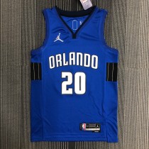 NBA Season 75th Anniversary Orlando Magic #20 FULTZ Blue Jersey High Quality Name and Number Print
