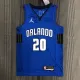 NBA Season 75th Anniversary Orlando Magic #20 FULTZ Blue Jersey High Quality Name and Number Print