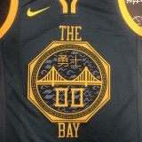 NBA Men Season 2018 Golden State Warriors Dark Grey #00 KUMINGA Jersey High Quality Name and Number Print